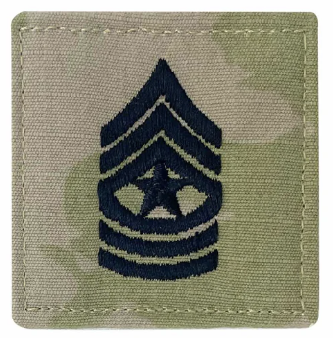 Army OCP Velcro Rank