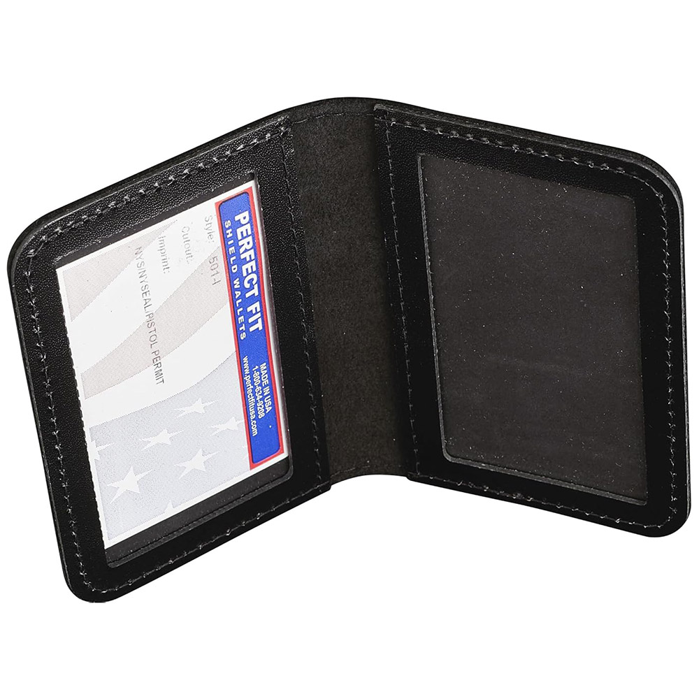 Perfect Fit Duty Leather Book Style Double ID Case