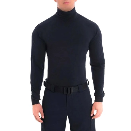 Blauer Turtleneck