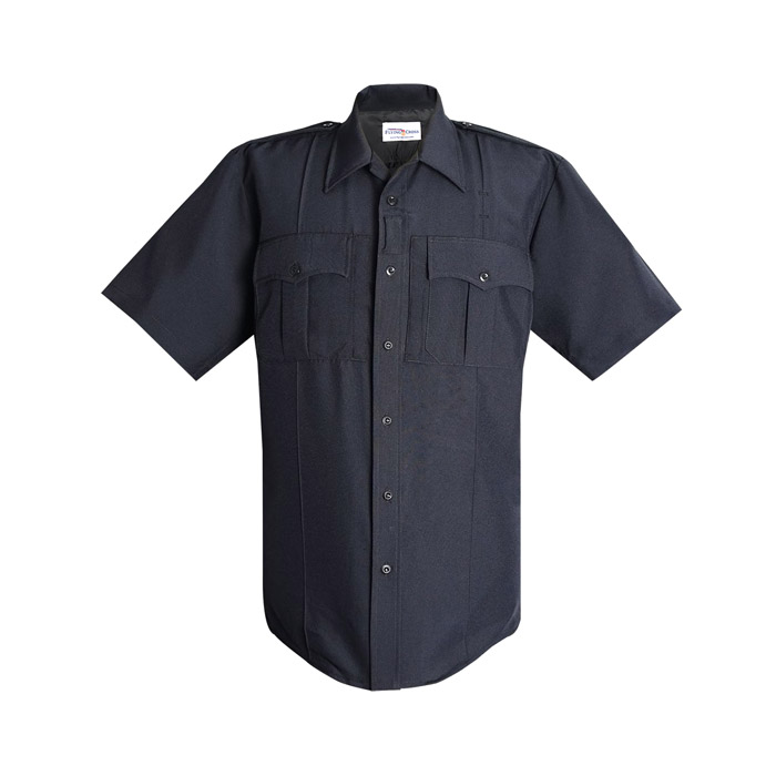 Flying Cross Command Power Stretch Short Sleeve Shirt with Zipper