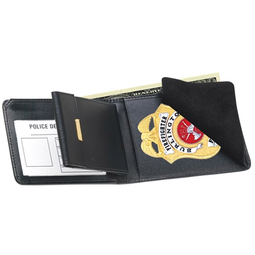 Strong Leather Traditional Dress Badge Wallet