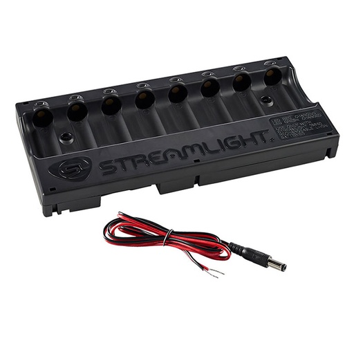 8-Unit Li-ion Bank Charger for Streamlight SL-B26 Batteries