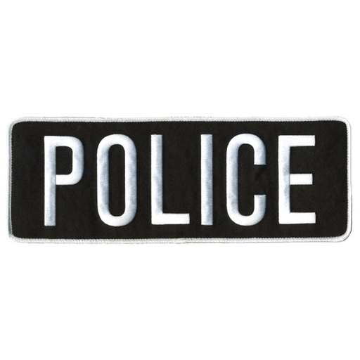 Hero's Pride 11" x 4" Sew On POLICE Back Patch