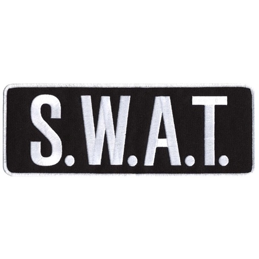 Hero's Pride 11" x 4" Sew On S.W.A.T. Back Patch