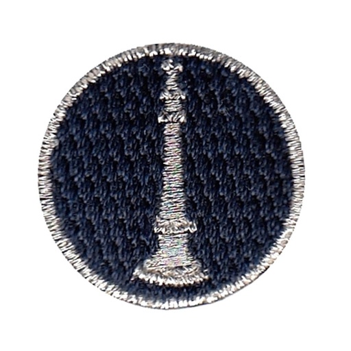 Hero's Pride Fire Bugle Embroidered Collar Rank Patch