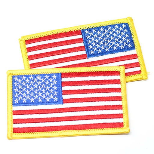 Premier Emblem USA Flag Sew On Patch