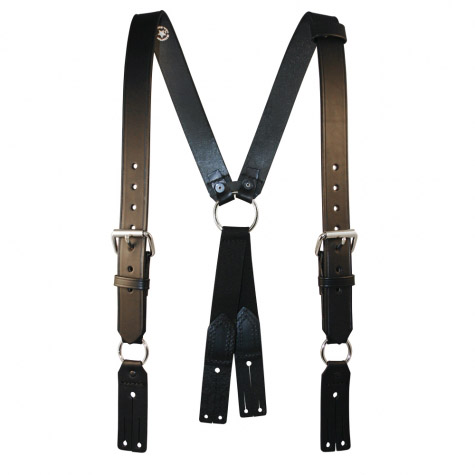 Boston Leather Firefighter's Suspenders