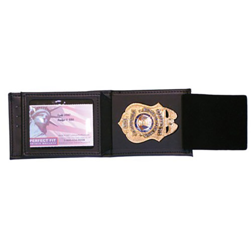 [PERF-107-1069-BLK] Perfect Fit Bifold Wallet with Money Pocket and 6 Credit Card Slots
