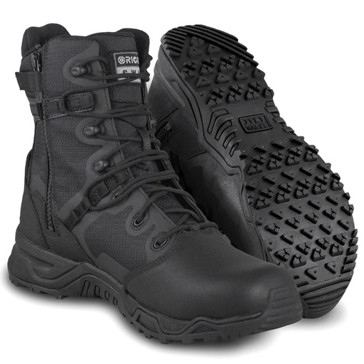 Original SWAT Alpha Fury 8" Side-Zip Tactical Boot with Polishable Toe