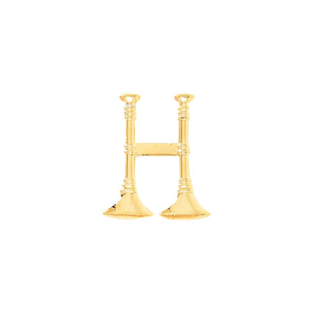 Blackinton Parallel Linked Horns Insignia