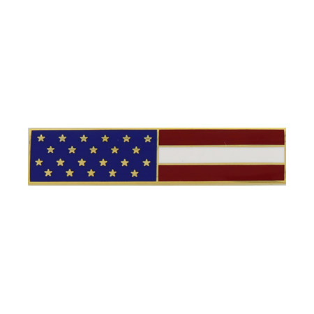 [BKTN-J143-GLD] Blackinton J143 American Flag Commendation Bar