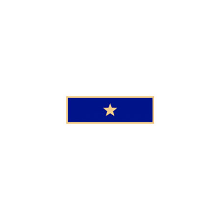 Smith & Warren SAB3 1 3/8" Single Color One Star Award Bar