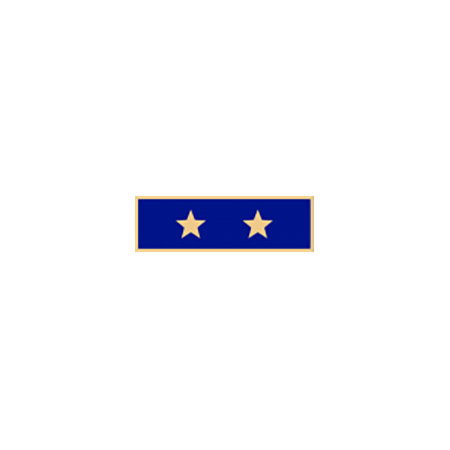 Smith & Warren SAB3 1 3/8" Single Color Two Star Award Bar