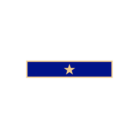 Smith & Warren C707 1 7/8" Single Color One Star Award Bar