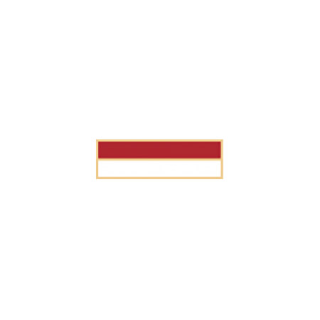 Smith & Warren SAB3 1 3/8" Top Over Bottom Dual Color Award Bar