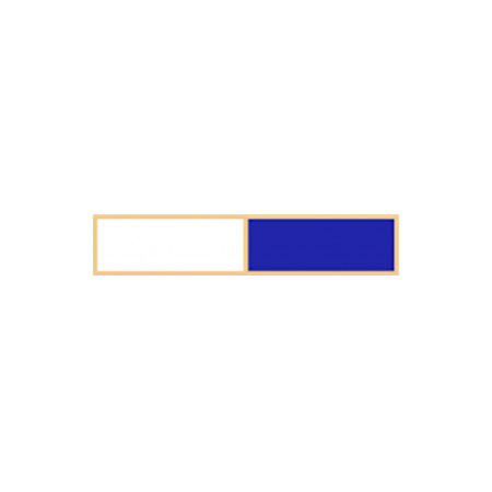Smith & Warren C580 1 7/8" Half and Half Dual Color Award Bar