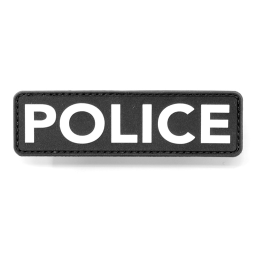 4" x 1" PVC POLICE ID Velcro Patch